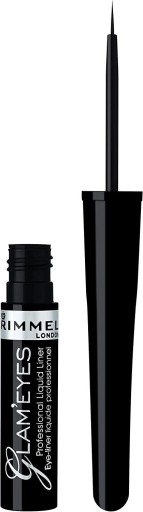 Rimmel Glam'Eyes Professional Liquid Liner Eyeliner 001 Black Glamour 3,5ml