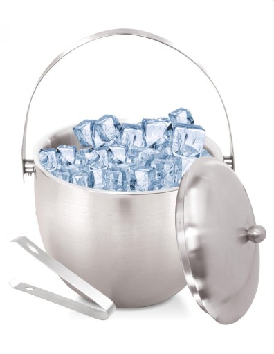Wiaderko do lodu + szczypce 1,75L Kinghoff KH1492