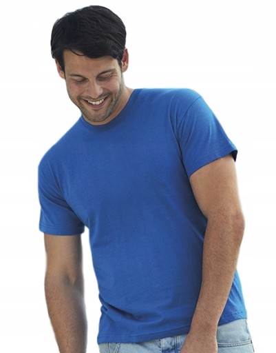 T-SHIRT KOSZULKA FRUIT OF THE LOOM ROYAL BLUE M