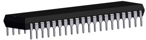 MOS6502 DIP40 mikroprocesor Atari Commodore Apple