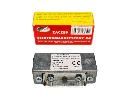 ZACZEP ELEKTROMAGNETYCZNY ELEKTRA PLUS R4 12V