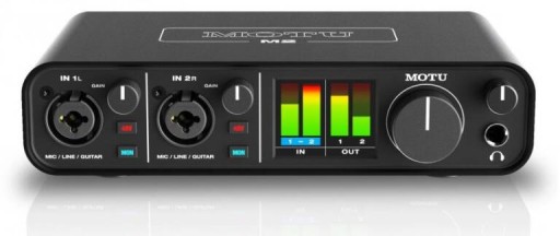 MOTU M2 INTERFEJS AUDIO USB 2IN 2OUT USB-C OPROGRAMOWANIE DAW