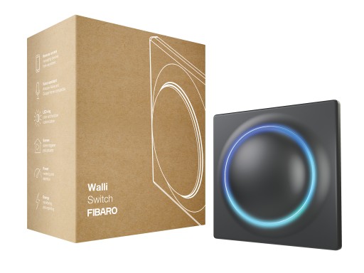 FIBARO Walli Switch Z-wave czarny