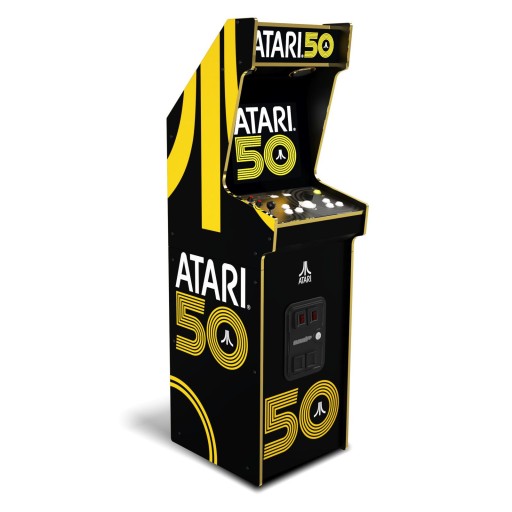 ARCADE 1 UP - ATARI 50TH ANNIVESARY DELUXE ARCADE MACHINE - 50 GAMES IN 1