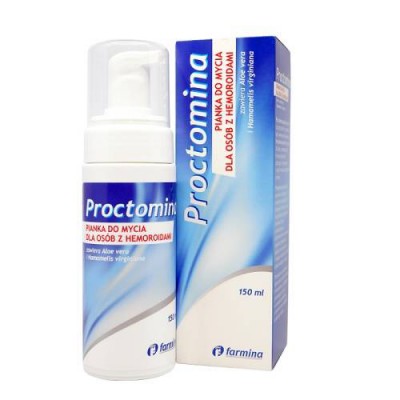 PROCTOMINA Pianka dla osób z hemoroidami, 150 ml