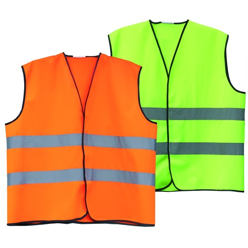 KAMIZELKA ODBLASKOWA ŻÓŁTA 4XL