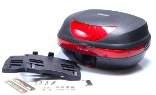 kufer na skuter motorower ATV na 2 kask
