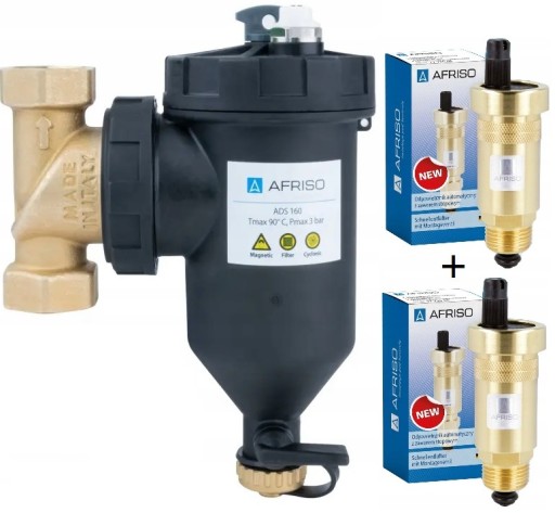 MAGNETYCZNY SEPARATOR ZANIECZYSZCZEŃ AFRISO ADS160