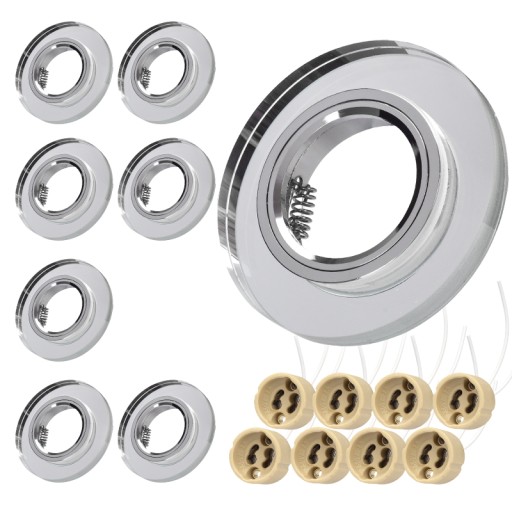 8x OCZKO SUFITOWE LED OCZKO LED OPRAWKA GU10