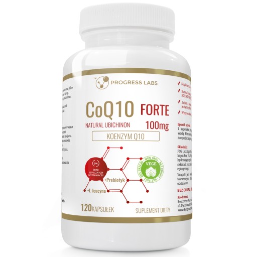 KOENZYM Q10 Forte 100mg CoQ10 UBICHINON 120kapsułe