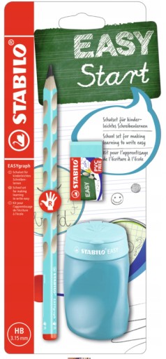 Ołówek STABILO EASYgraph HB gumka temperówka nieb.
