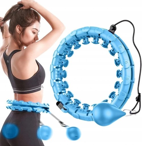 SLIMMING HULA HOP WITH WEIGHT AND SPLINTS