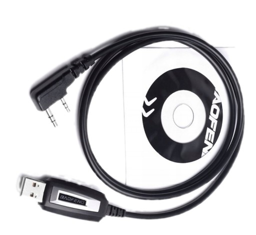 KABEL KENWOOD USB+PŁYTA PROGRAM DO PROGRAMOWANIA BAOFENG UV-5R GT-3 BF-888S