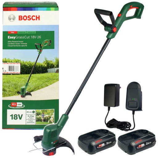PODKASZARKA AKUMULATOROWA EASYGRASSCUT 18V-26 26cm 18V BOSCH 2x2,5Ah