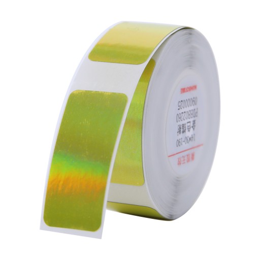 NIIMBOT ETYKIETY Naklejki do B18 ZŁOTY HOLOGRAM