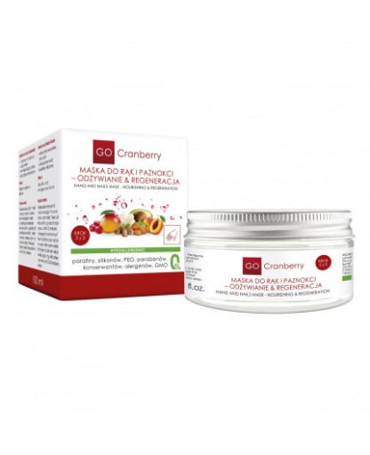 Maska do rąk i paznokci ODŻYWCZA GoCranberry 100ml