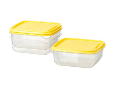 Pojemnik pojemniki na żywność IKEA PRUTA 3 szt.