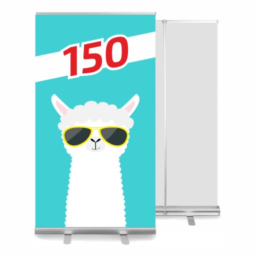 ROLL UP STANDARD PROJEKT GRATIS JAKOŚĆ 150x200cm