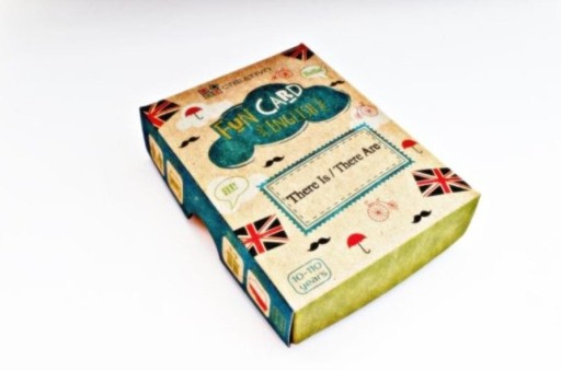 FUN CARD ENGLISH THERE IS/THERE ARE CREATIVO PAWEŁ DWORNIK