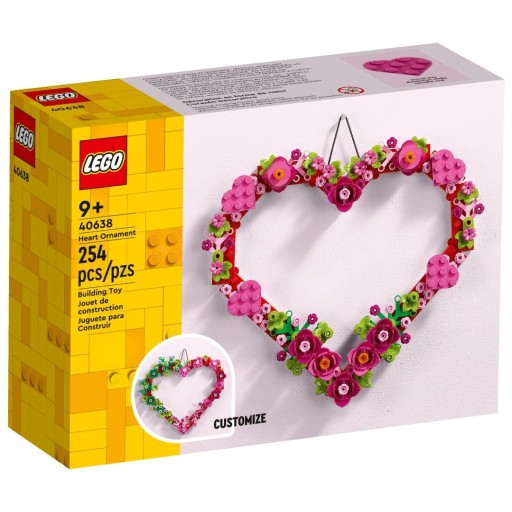 klocki LEGO 40638 klocki ozdoba w kształcie serca