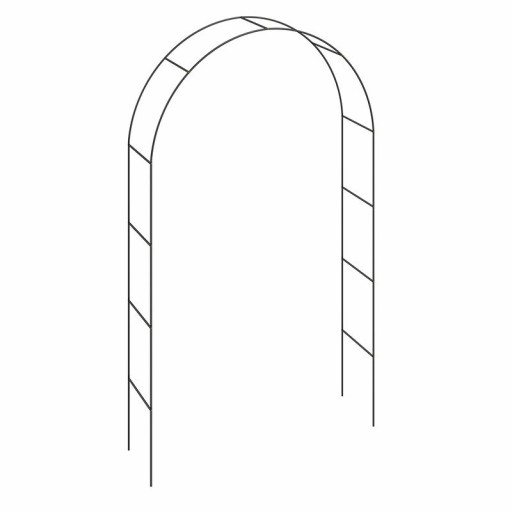 PERGOLA METALOWA NA RÓŻĘ,KWIATY ŁUK KWIATOWY 240cm