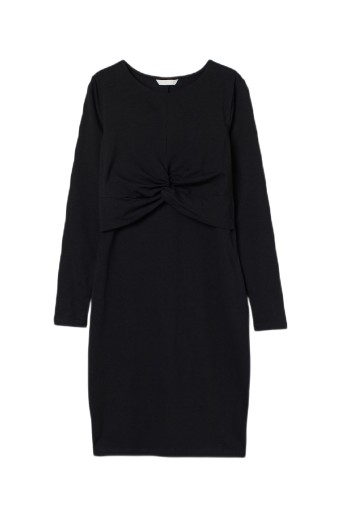 H&M MAMA sukienka do karmienia czarne XXL 44