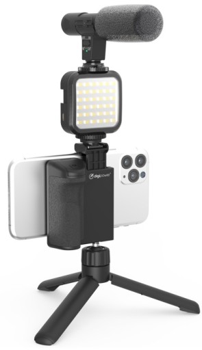 Uchwyt statyw Digipower Follow Me Vlogging LED
