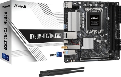 Płyta główna ASRock B760MITX/D4 WIFI