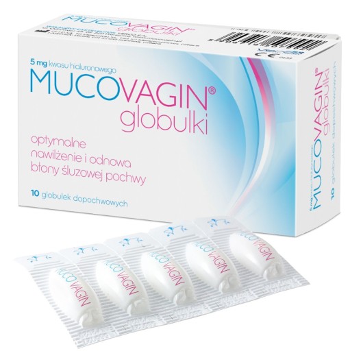 Mucovagin globulki dopochwowe 10 sztuk