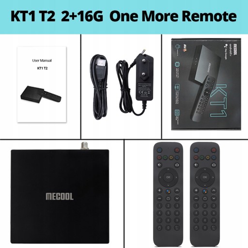 Hot sales MECOOL KT1 Android TV 10 DVB Tuner Receiver DVB-T2