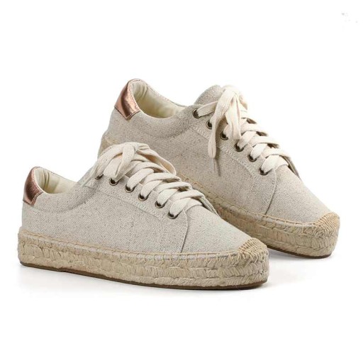BUTY ESPADRYLE JUTA JUTOWE PŁÓCIENNE TENISÓWKI 35