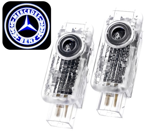 2 LED Projektory Logo Mercedes Benz E Klasa W211 CDI Kompressor 4 Matic 211