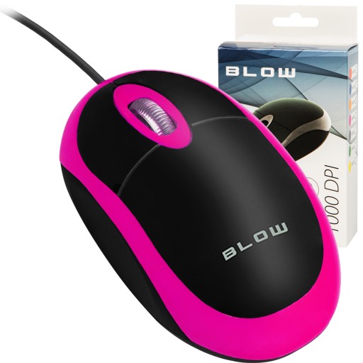 MYSZ OPTYCZNA MYSZKA PRZEWODOWA USB 1000 DPI DO KOMPUTERA LAPTOPA CICHA