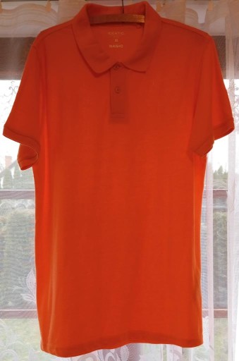 Polo męskie KIK pomarańczowe, roz. XL