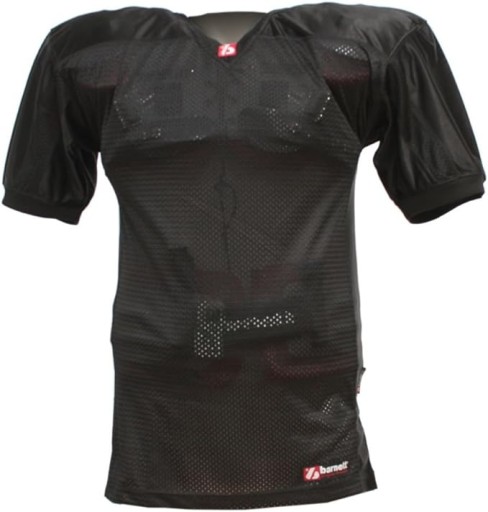 KOSZULKA PIŁKARSKA SPORTOWA MĘSKA BARNETT FJ-2 US MATCH CZARNA ROZMIAR 4XL
