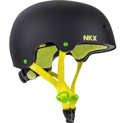 Kask NKX Brain Saver Black Yellow r. M