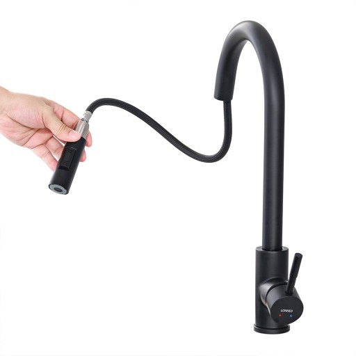 Lonheo Bateria Kuchenna Zlew Kran Wyciągana wlewka 40cm-2 tryby wylotu wody
