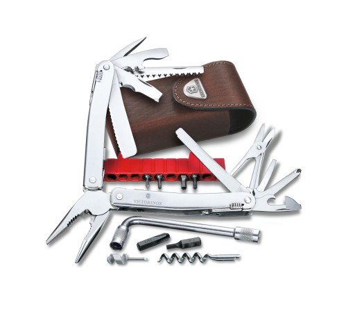 SwissTool Spirit XC Plus, 105mm + ETUI SKÓRZANE