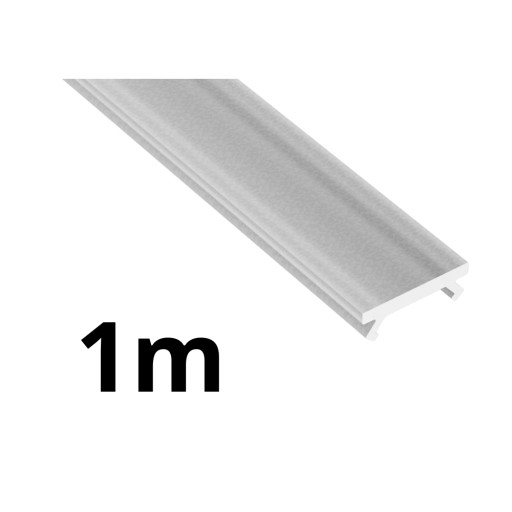Klosz SLIM PMMA Frost Mleczny 8-9mm 1 metr na profil aluminiowy 12mm X LED