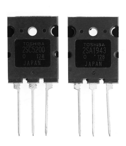 2SC5200 2SA1943 PARA TOSHIBA 230V 15A 150W; TO264 ORYGINAŁ KOREA