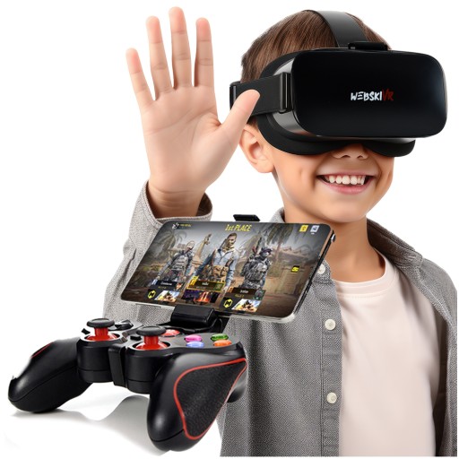 GOGLE OKULARY VR 3D WIRTUALNE DO TELEFONU SMARTFONA DO GIER DO FILMÓW 360