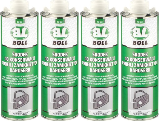 BOLL DO KONSERWACJI PROFILI ZAMKNIĘTYCH 4 x 1000ML