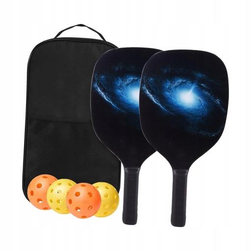 Wiosło Pickleball z torbą na piłki Comfort Grip