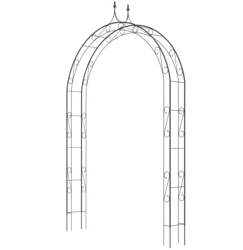 Pergola ogrodowa metalowa łuk Z GROTEM Elgarden 2000