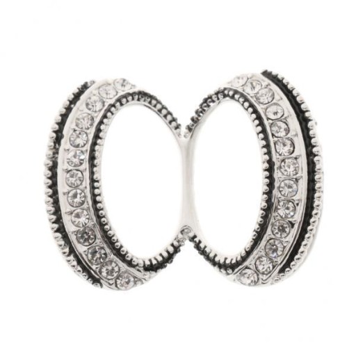 6xVintage Rhinestone Szalik Klamra do szalika