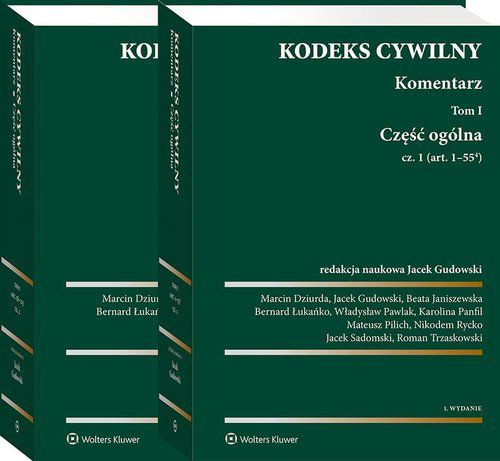 KODEKS CYWILNY KOMENTARZ (TOM 1) CZĘŚĆ OGÓLNA CZĘŚ