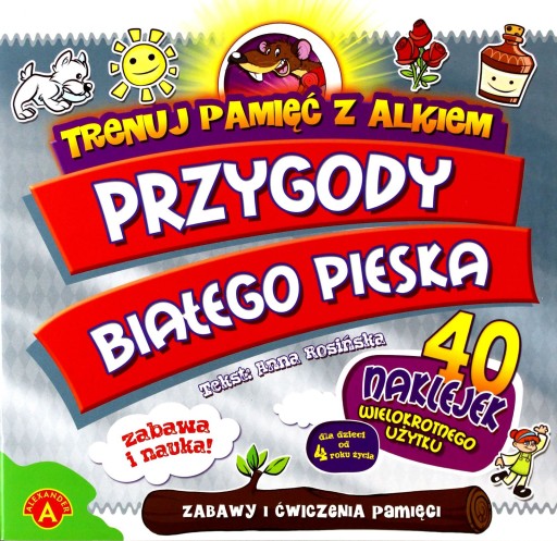 TRENUJ PAMIĘĆ Z ALKIEM - Przygody Białego Pieska A