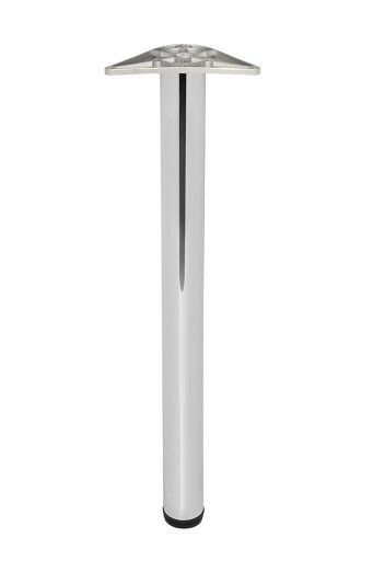 NOGA MEBLOWA DO STOŁU,BLATU, REGULACJA H71 CHROM