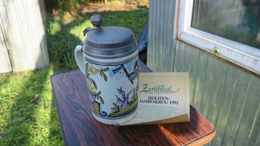 Holsten Kufel do piwa Ceramiczny certyfikat