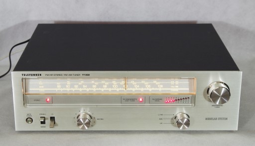 Telefunken TT 350, Analogowy Tuner vintage. Srebrny